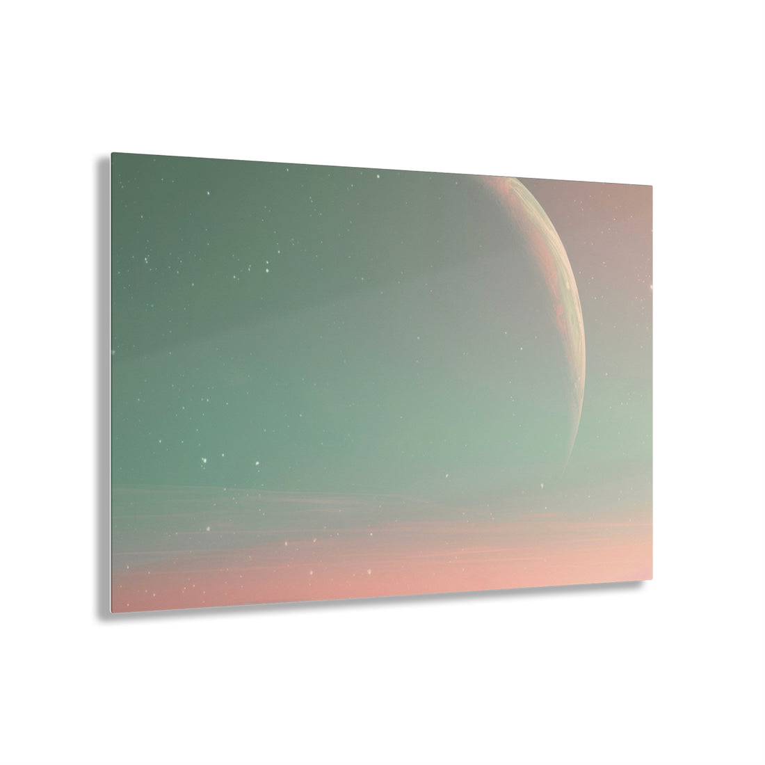 Acrylic Wall Art, ‘Ethereal Horizon’ A Serene Love Display