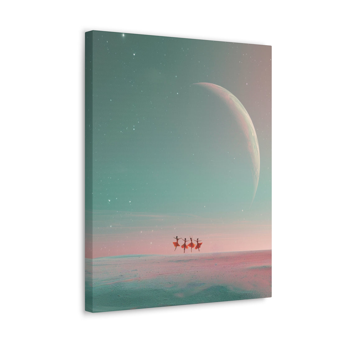 Ballet Oasis, Vibrant Matt Canvas Print