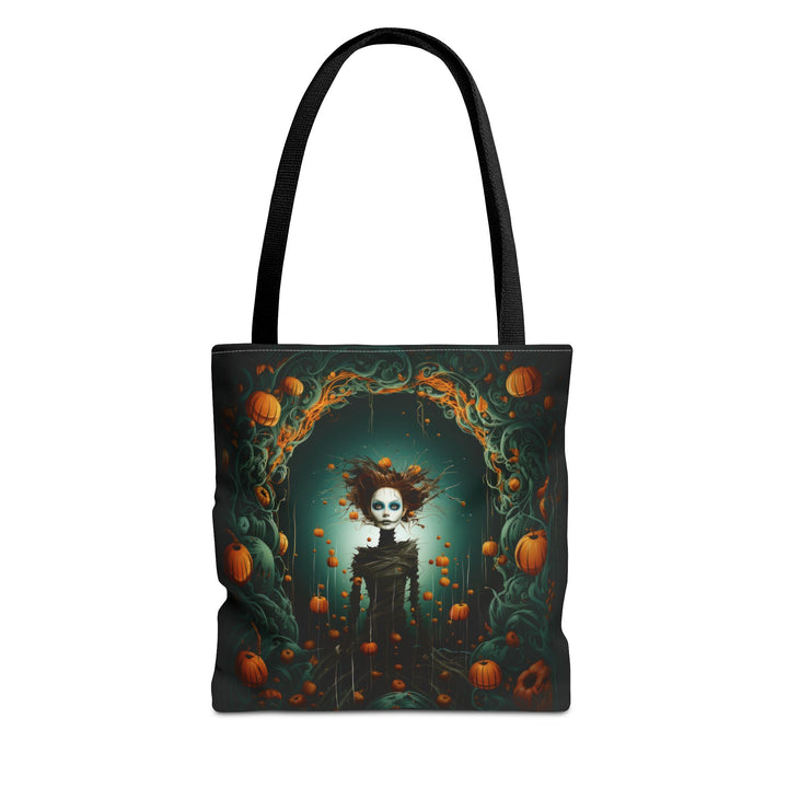 Pumpkin Spirit Guardian Tote Bag, Sturdy Tote In Rich Print