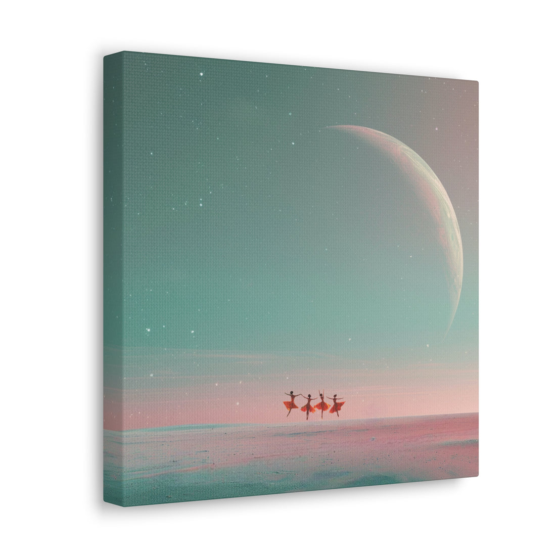 Ballet Oasis, Vibrant Matt Canvas Print