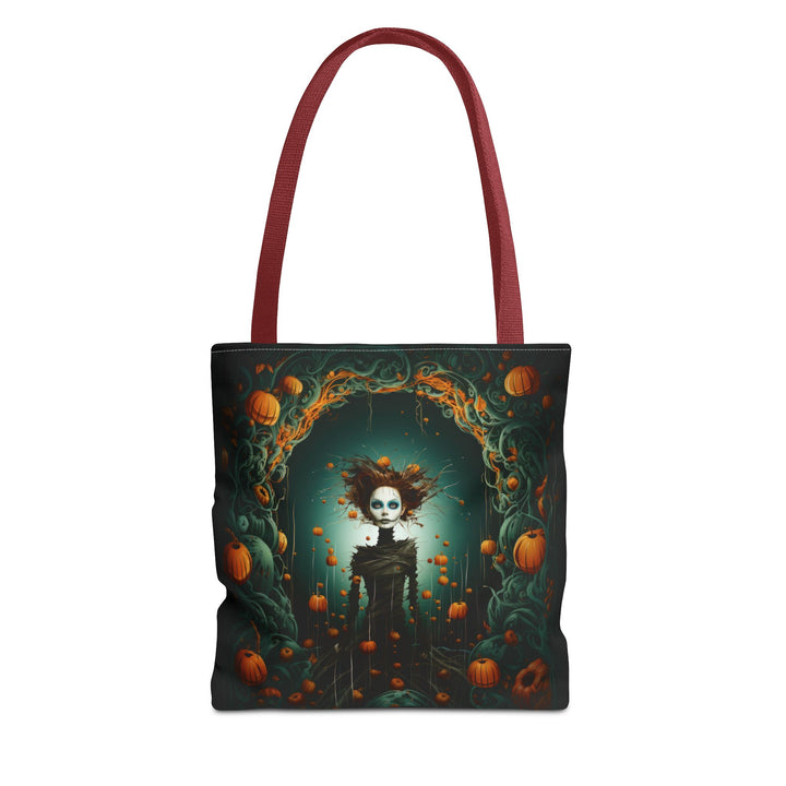 Pumpkin Spirit Guardian Tote Bag, Sturdy Tote In Rich Print