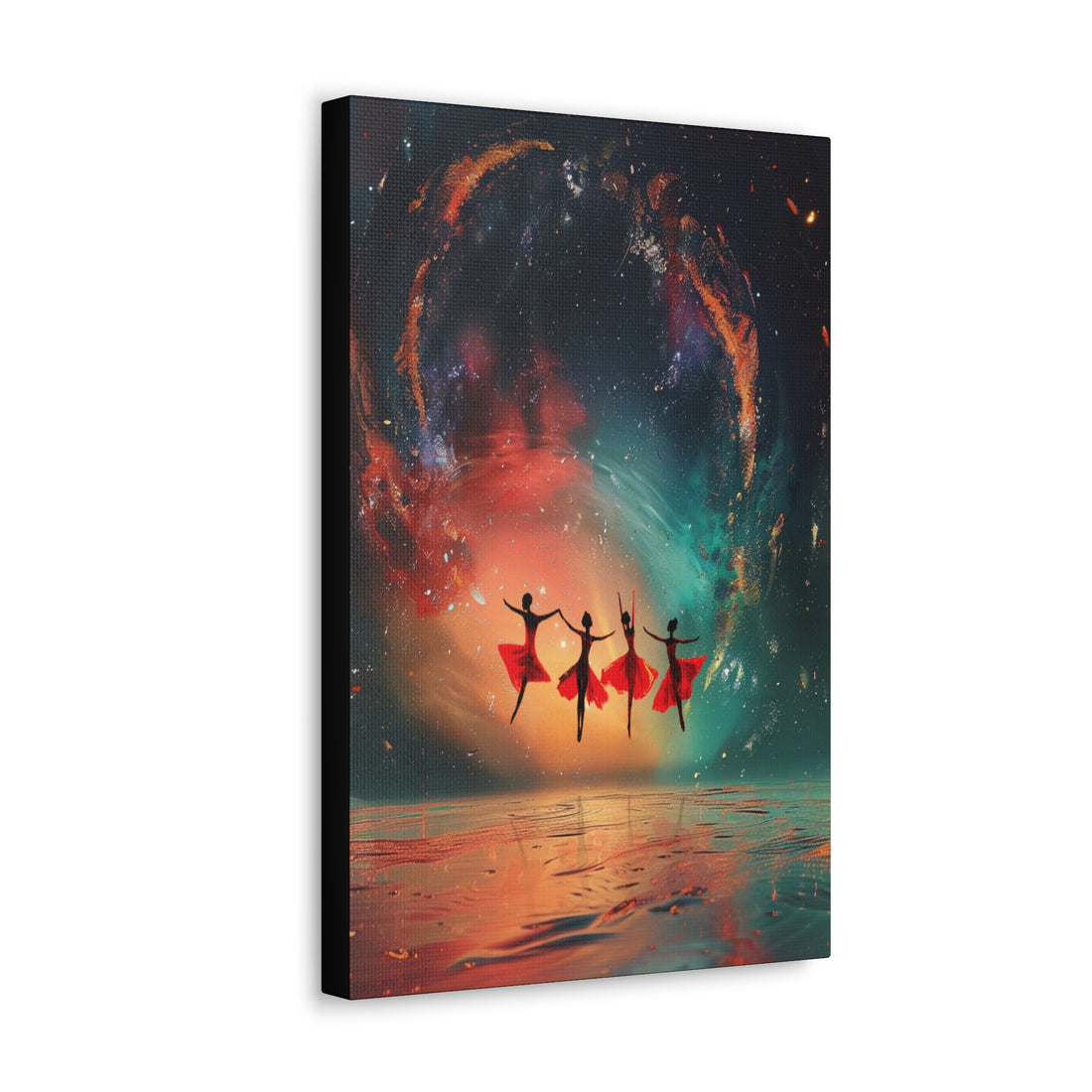 The Cosmic Dance, A Celestial Ballet‘, Canvas Photo Tile