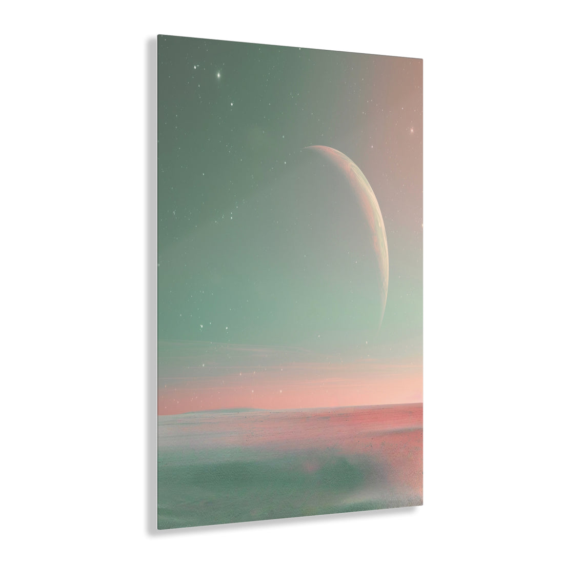 Acrylic Wall Art, ‘Ethereal Horizon’ A Serene Love Display