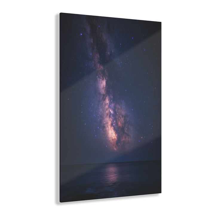 Acrylic Wall Art “ Stellar Reflection” Night Gazing