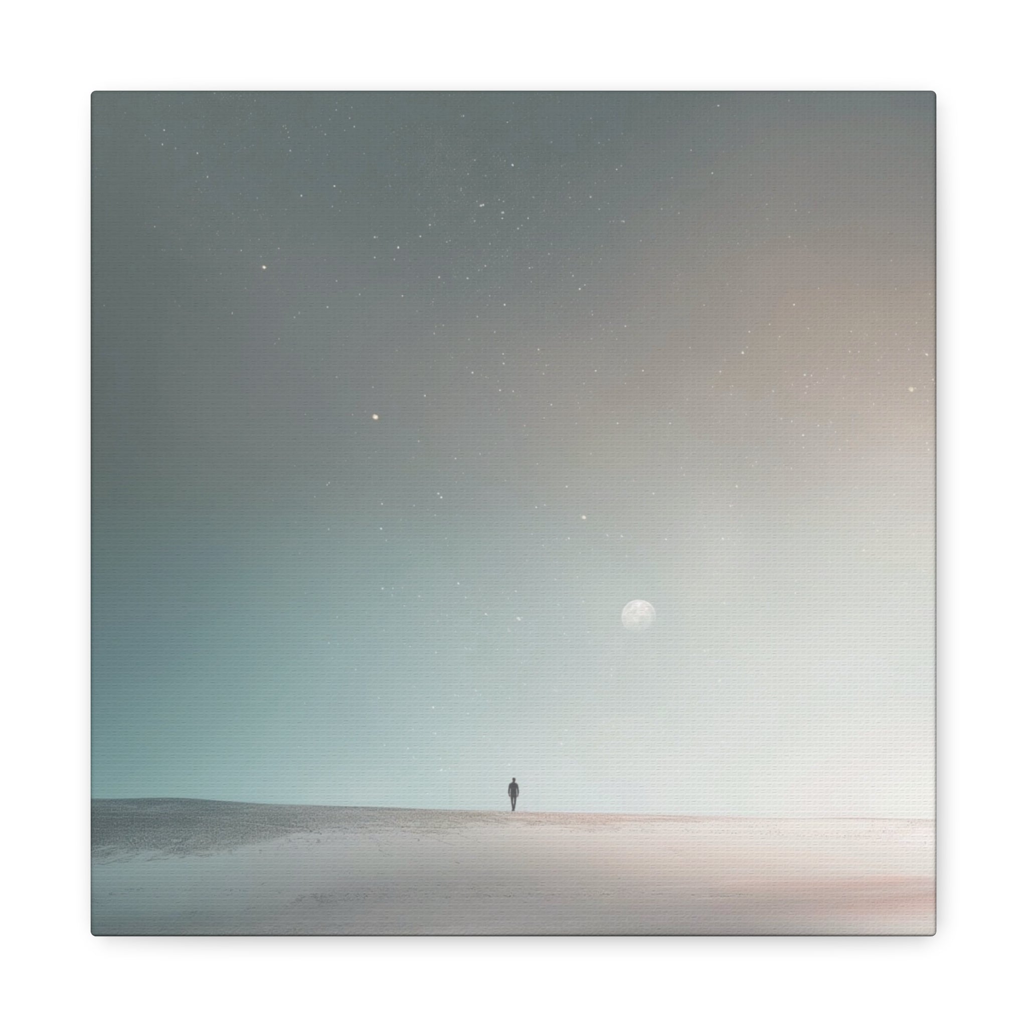 Solitude Horizon, Vibrant Matt Canvas Print