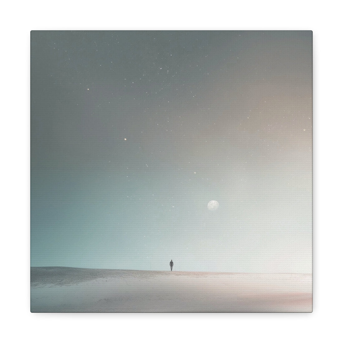 Solitude Horizon, Vibrant Matt Canvas Print
