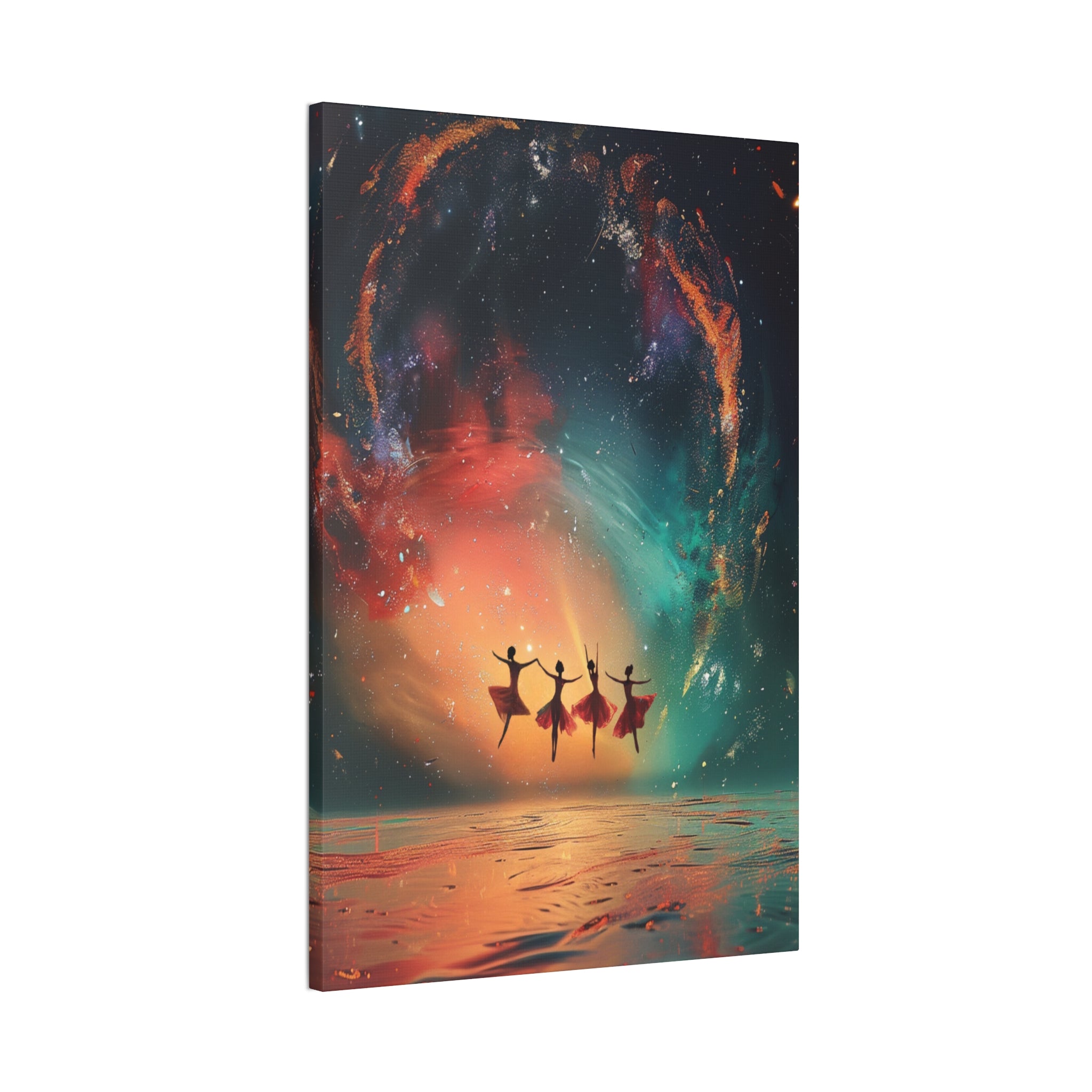 The Cosmic Dance, A Celestial Ballet, Canvas Stretched, 20”x30”