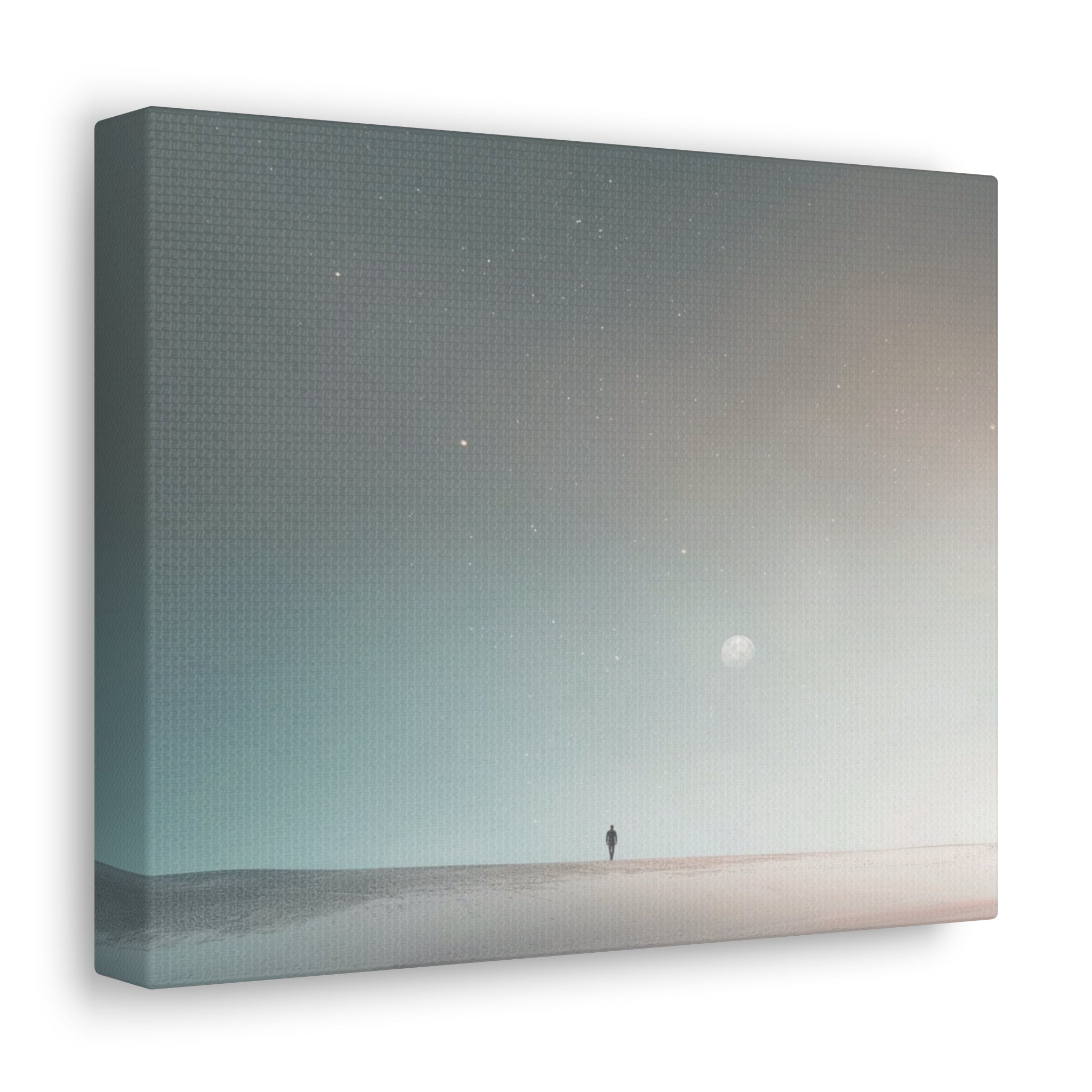 Solitude Horizon, Vibrant Matt Canvas Print