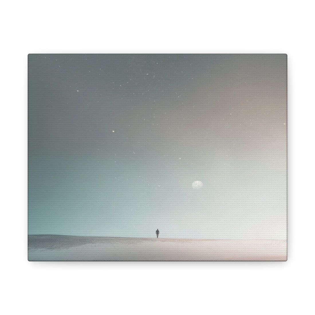 Solitude Horizon, Vibrant Matt Canvas Print
