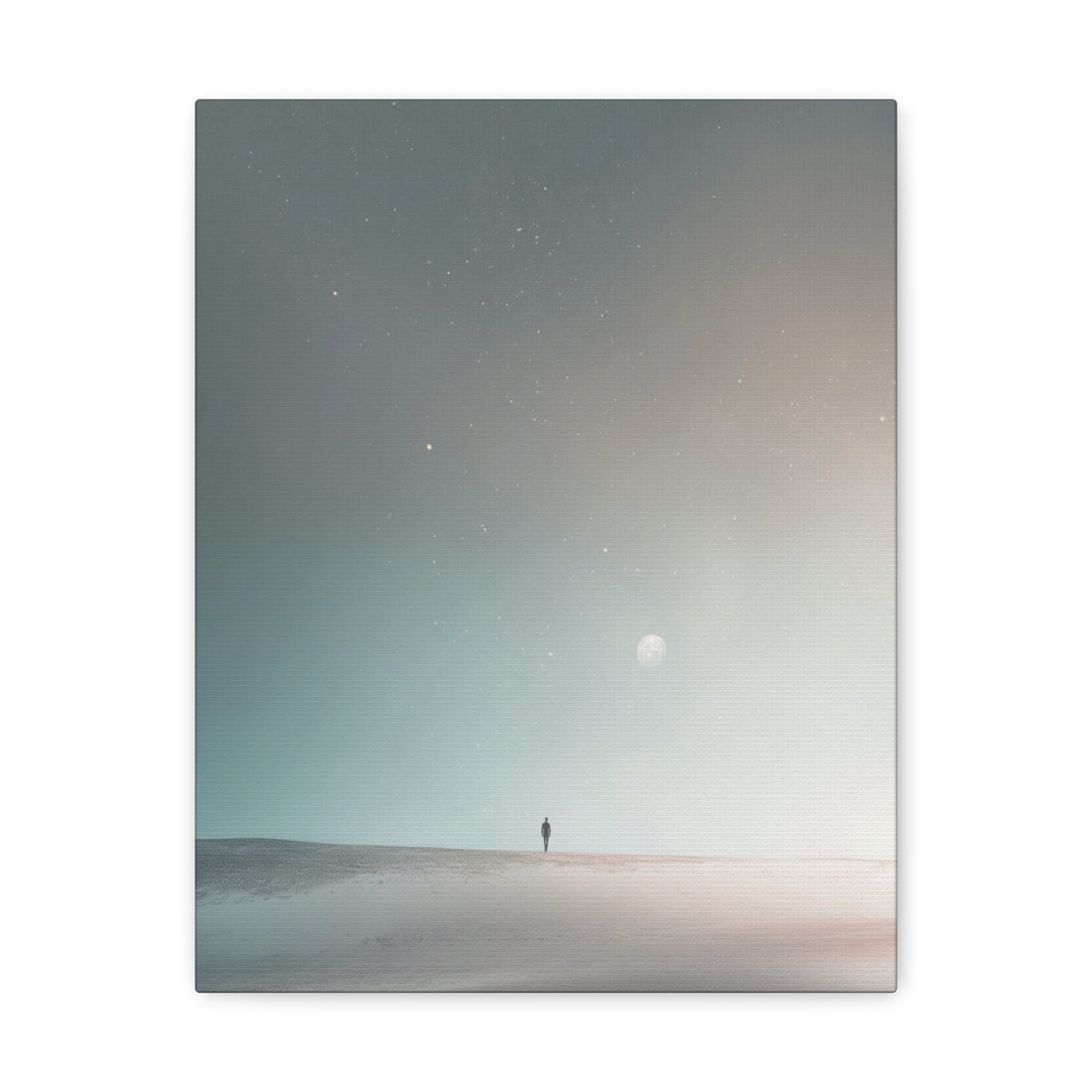 Solitude Horizon, Vibrant Matt Canvas Print