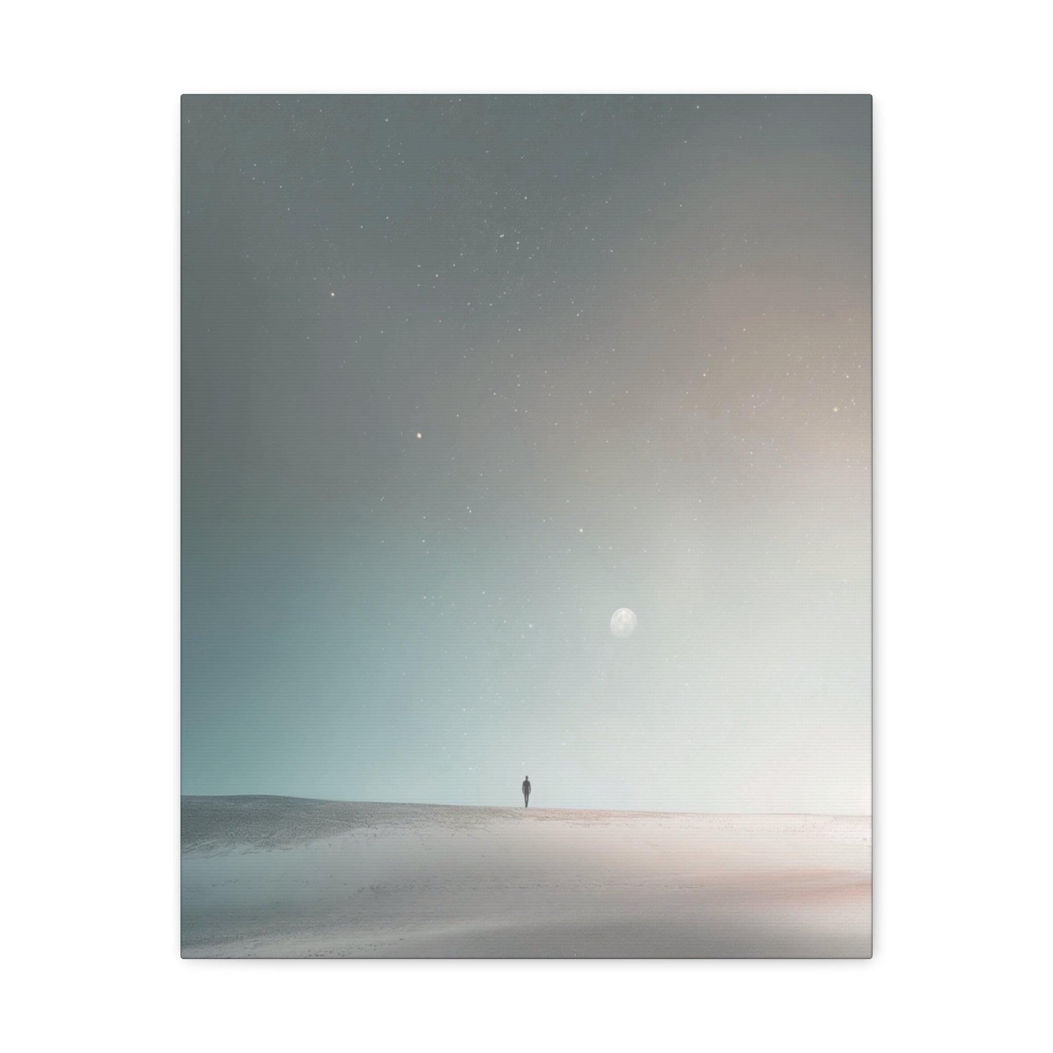 Solitude Horizon, Vibrant Matt Canvas Print